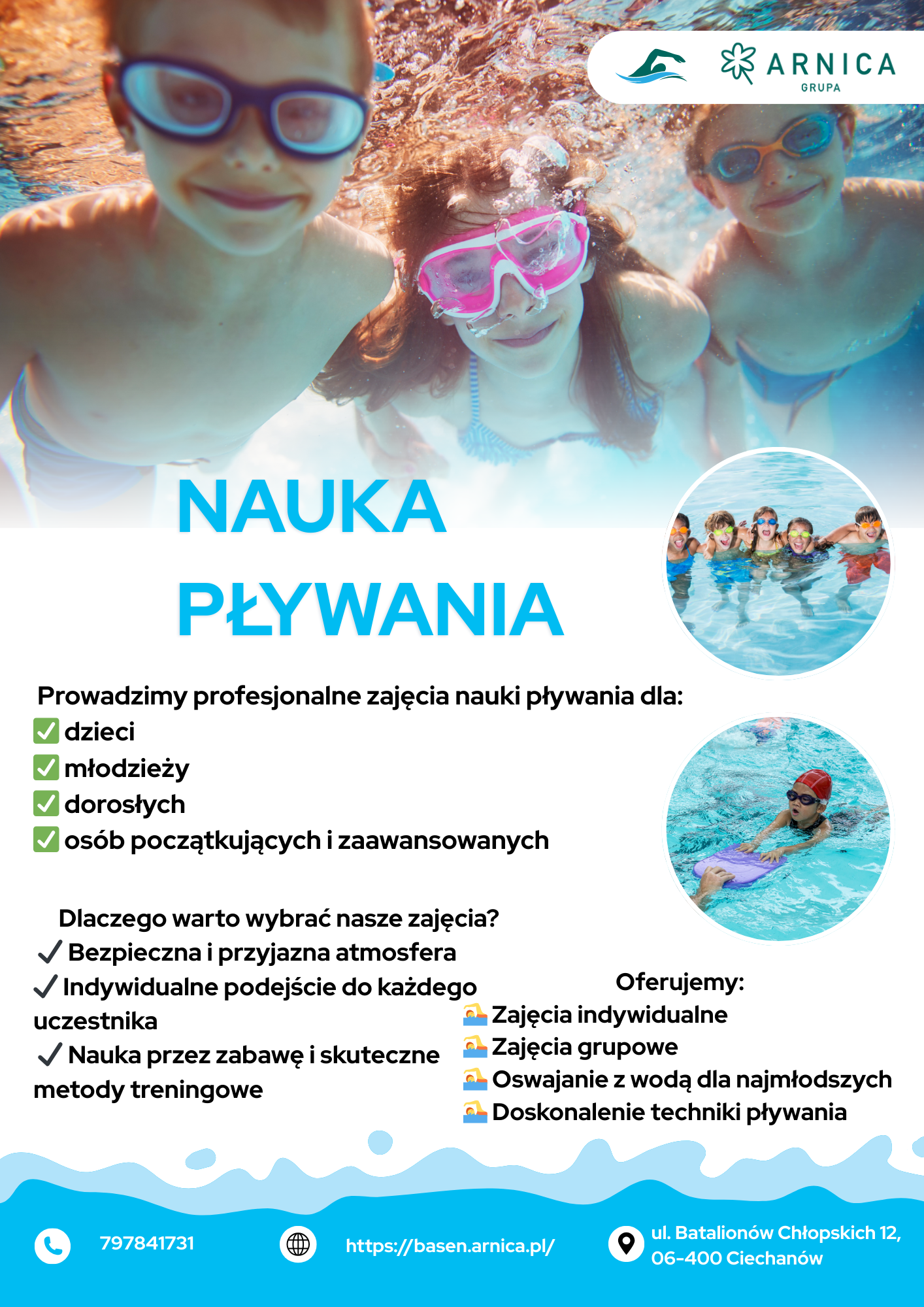 arnica_nauka_plywania